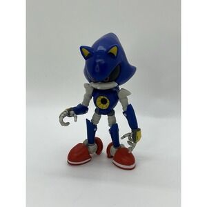 Jakks Pacific Sonic the Hedgehog Metal Sonic 4" Action Figure Collectible Used